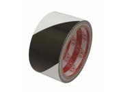Floor Marking Tape 2 x 20 Yard Roll Color White and Black