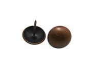 Round Large headed Nail 0.75 Diameter Color Coppery for Sofa Decoration Pack of 30