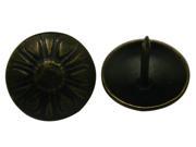 Round Large headed Nail 0.75 Diameter Color Antique Brass Pack of 30