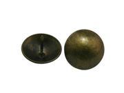 Round Large headed Nail 0.95 Diameter Color Antique Brass for Sofa Decoration Pack of 30