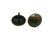 Round Large headed Nail 0.63 Diameter Color Antique Brass for Sofa Decoration Pack of 30