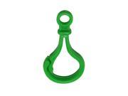 Color Green Hard Plastic Lobster Clasps Hook for Key Ring Chain Pack of 40