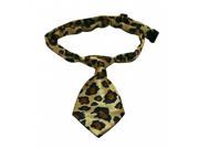 Girls Polyester Neck Tie Leopard Grain Pack Of 2 One Size