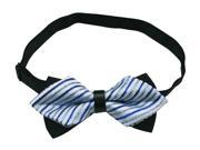 Yongshida Men s Polyester Bow Tie Closed Angle Double deck Adjustable Strape Pack Of 2 One Size
