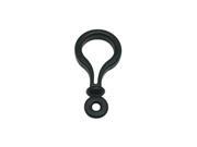 Color Black 2.5 Length Hard Plastic Lobster Clasps Hook for Key Ring Chain Pack of 30