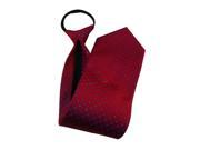Men s Polyester Zipper Neck Tie Adjustable Punctiform Style One Size