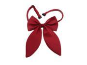 Yongshida Girls Polyester Bow Tie Red Solid Color Pack Of 2 One Size