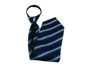 Men s Polyester Zipper Neck Tie Adjustable Stripe Style One Size