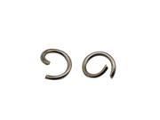Silvery 0.4 Outside Diameter Open Jump Rings Connectors Jewelry Finding Pack of 300