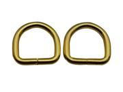 Generic Metal Golden D Ring Buckle High Body D Rings 0.8 Inches Inside Diameter for Backpack Bag Pack of 6