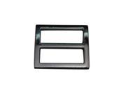 Gun Black 1 X0.8 Inner Dimension Rectangle Buckle with Fixed Bar for Strap Pack of 10