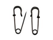 Gun Black Safety Pins 27mm X 9 mm Size Jewelry For Kilts Blankets Skirts Crafts Pack of 30