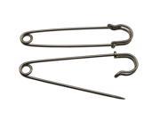 Silvery Safety Pins 100mm X 23 mm Size Jewelry For Kilts Blankets Skirts Crafts Pack of 6
