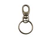 Silvery 2.3 In Length Lobster Clasp Claw Swivel Clasp Hook with 1 Key Ring Pack of 12