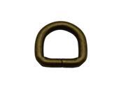 Bronze 0.6 Inner Diameter D Ring High Body D Rings Non Welded Pack of 10