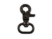 Gun Black 0.8 Inside Diameter Oval ring Pliers Lobster Clasp Claw Swivel Clasp Hook Pack of 6