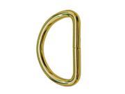 Amanaote Golden 1.5 Inner Diameter D Ring D Rings Non Welded Pack of 6