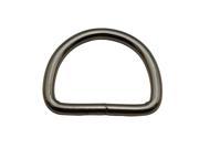 Silvery 1.2 Inner Diameter D Ring High Body D Rings Non Welded Pack of 6