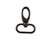 Gun Black 1 Inside Diameter Oval ring Olive Lobster Clasp Claw Swivel Clasp Hook Pack of 4