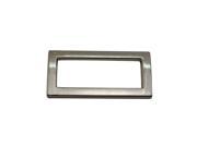 Silvery 1.2 X0.45 Inner Dimension Rectangle Buckle for Strap Pack of 6