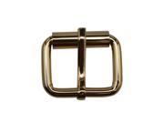 Amanaote Light Golden 1.5 X1 Inner Size Non Welded Rectangle Buckle with sliding Pin for Strap Pack of 4