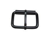 Amanaote Gun Black 1.5 X1 Inner Size Non Welded Rectangle Buckle with sliding Pin for Strap Pack of 6