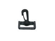 Plastic Black 1.43 Inside Diameter D Ring Lobster Clasp Swing Claw Swivel for Strap Pack of 6