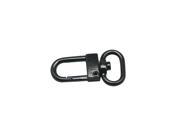 Gun Black 0.5 Inside Diameter Oval Ring Lobster Clasp Claw Swivel for Strap Pack of 20
