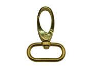 Golden 1 Inside Dia Oval Ring Olive Lobster Clasp Claw Swivel Eye Hole for Strap Pack of 4