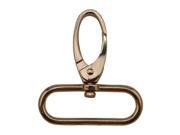 Light Golden 1.5 Inside Dia Oval Ring Olive Lobster Clasp Claw Swivel Eye Hole for Strap Pack of 6