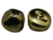 Iron Golden 1.1 Quadrate Shape Cow Goat Sheep Dog Bell Petal Style Rounded Slit Ends Pack Of 15