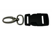 Plastic 1 Inside Width Black Eye splice Side Buckle And Lobster Clasps Combination Pack Of 12 Sets