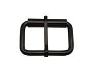 Gun Black 1.5 X1 Inner Size Non Welded Rectangle Buckle with sliding Pin for Strap Pack of 6