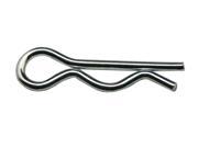 Metal Silvery Replacement R Ring R Clip Pin Hitch Pin Hair Pin Clips 0.065 Inches By 1.1 Inches Pack Of 50