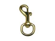 Golden 0.67 Inside Diameter Oval Ring Lobster Clasp for Strap or Dog Collar Buckle Pack of 6