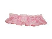 Womens One Size Lace Sexy Ring Bride Hen Garter Color Pink Pack of 10