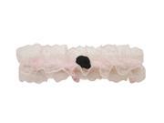 Womens One Size Lace Bride Hen Garter Sexy Bow Color Pink Pack of 10