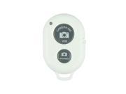 Smays Bluetooth V3.0 Remote Control Self Timer Camera Shutter for iOS Android Phone White