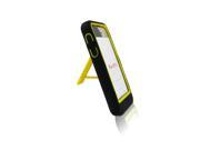 Black and Yellow Robotic Case Hard Soft 2 Parts Cover With Kick Stand For Apple iPhone 5S 5