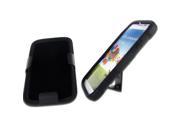 Black White Robotic Case 2 w Holster Kick Stand For Samsung Galaxy S4 IV i9500