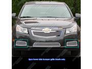 Fits 2011 2013 Chevy Cruze Fog light Stainless Steel Mesh Grille Grill Insert C76842T