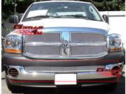 02 08 Dodge Ram Bumper Stainless Mesh Grille Grill Insert