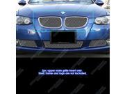 Fits 2007 2010 BMW 3 Series Coupe Only Stainless Steel X Mesh Grille Grill Insert WX6983S