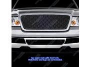 04 08 Ford F 150 Honeycomb Stainless Steel Chrome X Mesh Grille Grill Insert
