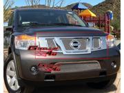 Fits 2008 2015 Nissan Armada Stainless Steel Mesh Grille Insert W Logo N76507T