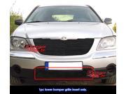 04 06 Chrysler Pacifica Black Bumper Billet Grille Grill Insert