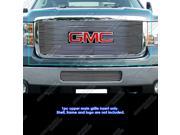 Fits 2011 2014 GMC Sierra 2500HD 3500HD Billet Grille Grill Insert With Logo Show G66834A