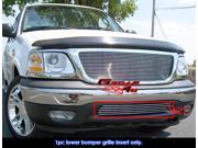 APS Polished Chrome Bumper Billet Grille Grill Insert F85084A