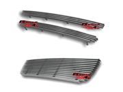 01 04 Nissan Frontier Billet Grille Grill Combo Upper Lower Insert N87987A