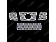 04 07 Nissan Titan Armada Stainless Steel Punch Grille Grill Combo Insert